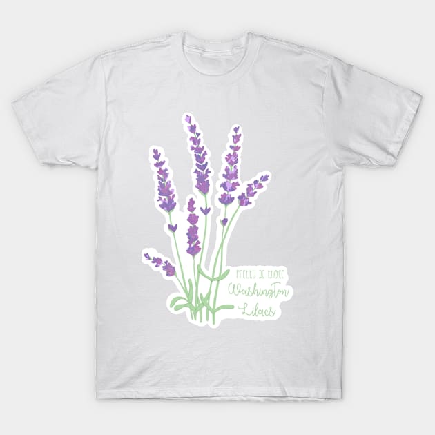 Washington Lilacs - Zach Bryan T-Shirt by Mikayla8110